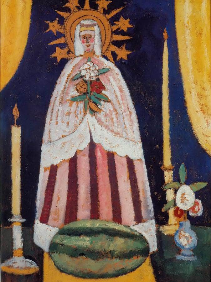 Blessing The Melon The Indians Bring The Harvest By Marsden Hartley Fine Art Print