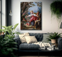 Blind Mans Buff 1750 1752 116 8X91 4Cm Toledo Museum Of Art By Jean Honore Fragonard Fine Art Print