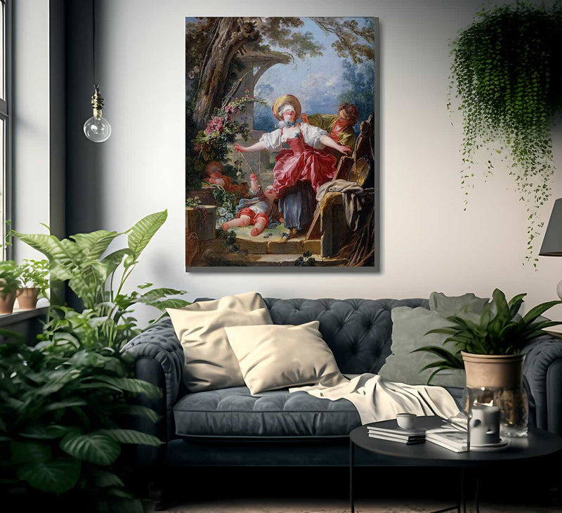 Blind Mans Buff 1750 1752 116 8X91 4Cm Toledo Museum Of Art By Jean Honore Fragonard Fine Art Print