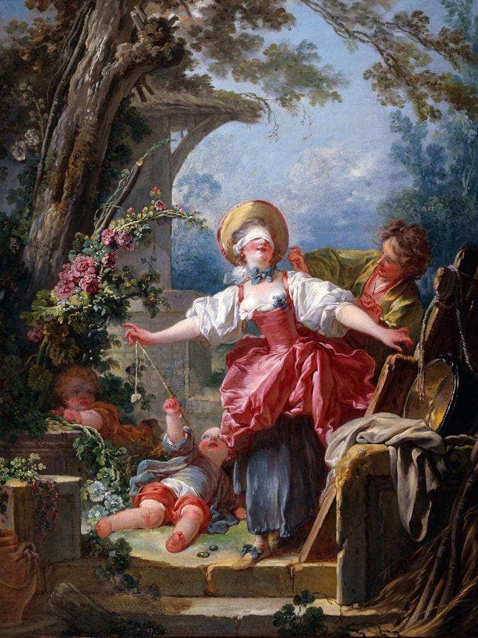 Blind Mans Buff 1750 1752 116 8X91 4Cm Toledo Museum Of Art By Jean Honore Fragonard Fine Art Print