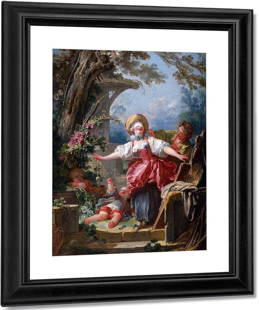 Blind Mans Buff 1750 1752 116 8X91 4Cm Toledo Museum Of Art By Jean Honore Fragonard Fine Art Print