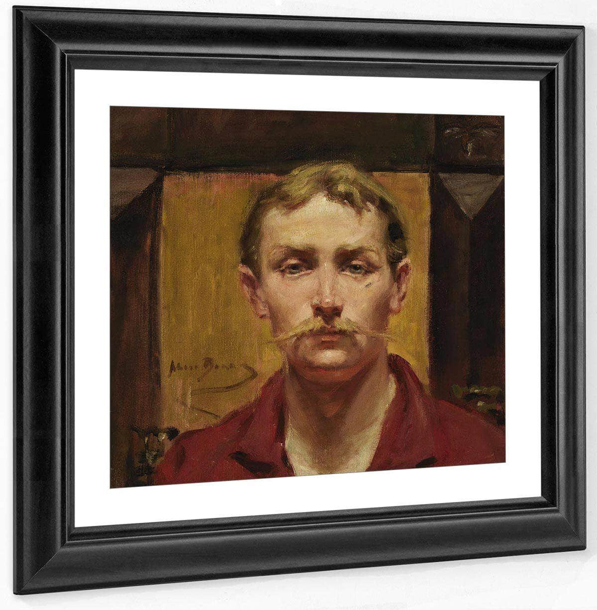 Blond Man By Alice Pike Barney Fine Art Print