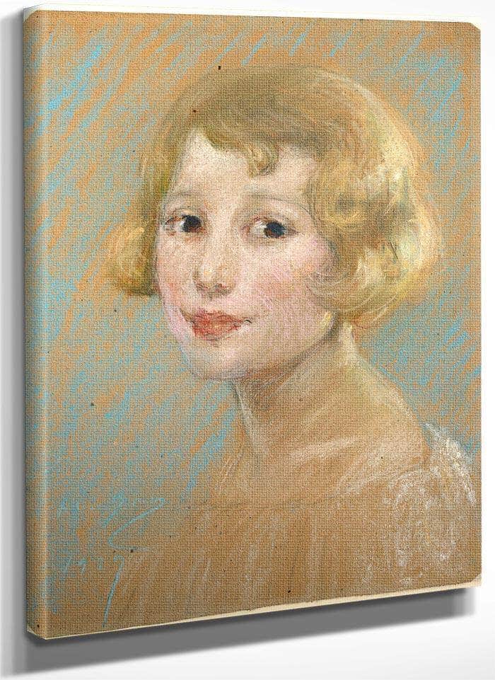 Blonde Girl By Alice Pike Barney Fine Art Print