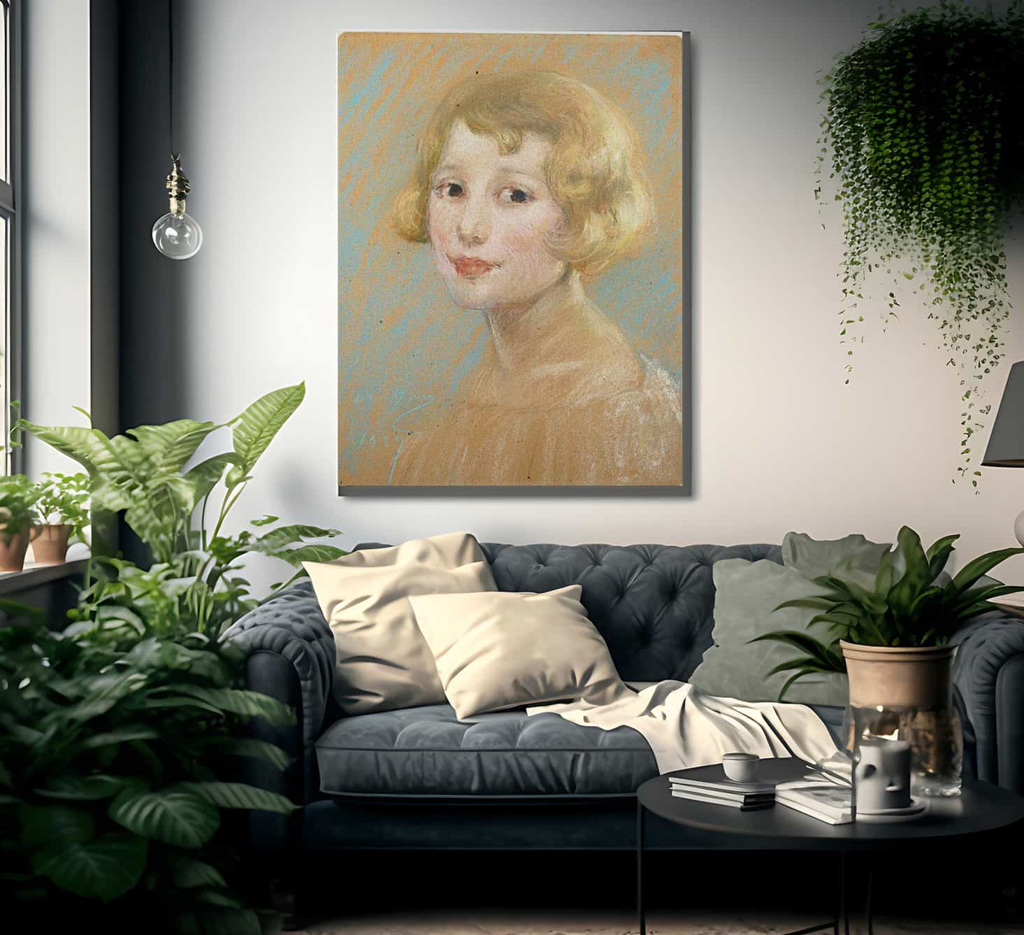 Blonde Girl By Alice Pike Barney Fine Art Print