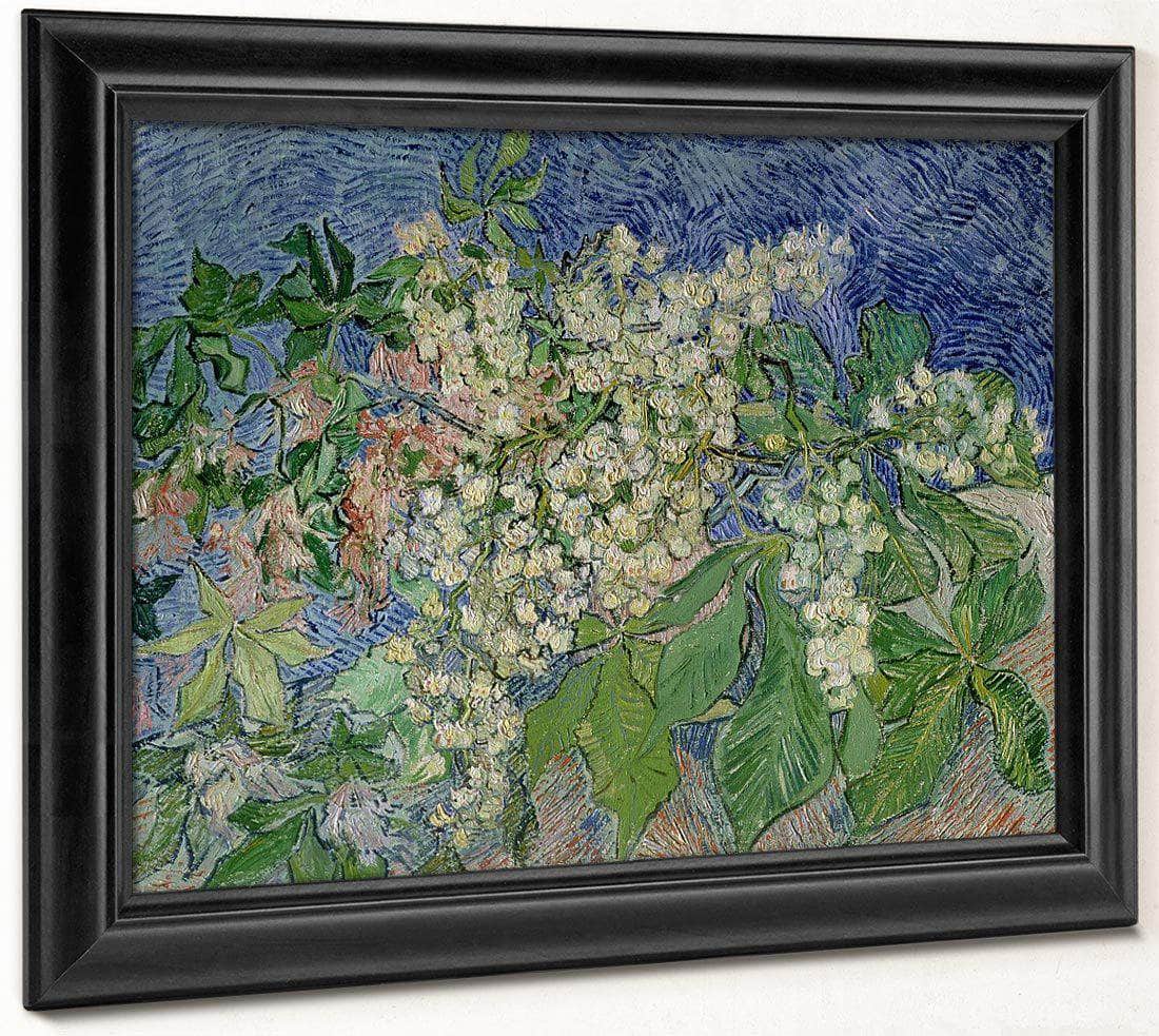 Blossoming Chestnut Branches By Vincent Van Gogh Fine Art Print