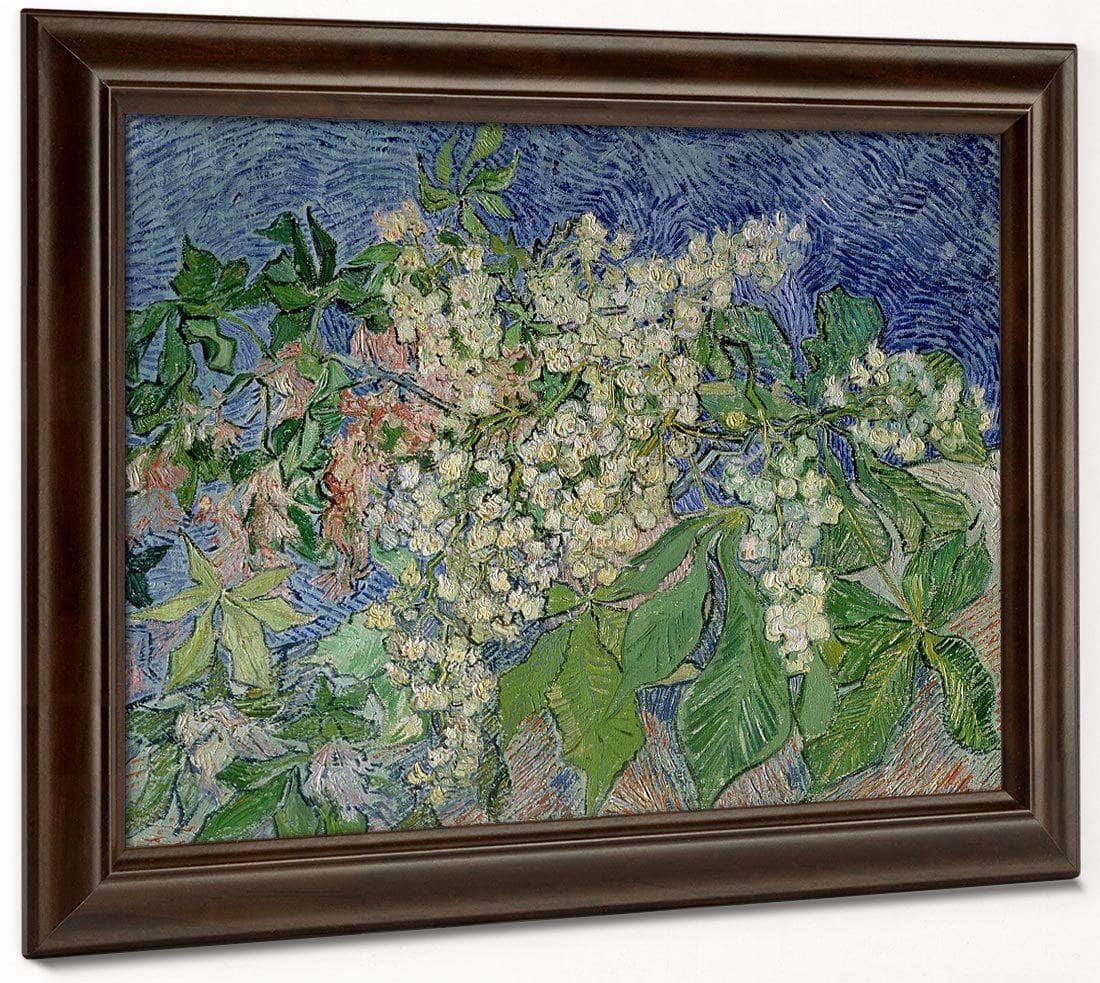 Blossoming Chestnut Branches By Vincent Van Gogh Fine Art Print