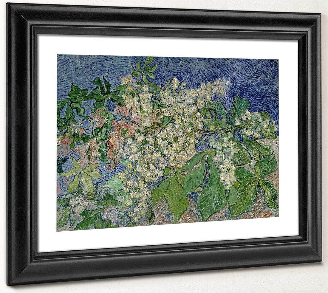 Blossoming Chestnut Branches By Vincent Van Gogh Fine Art Print