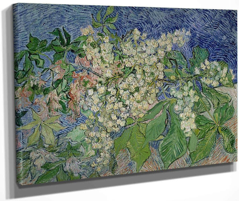 Blossoming Chestnut Branches By Vincent Van Gogh Fine Art Print