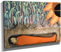 Blossoming Emiliano Zapata And Otilio Montano By Diego Rivera Fine Art Print