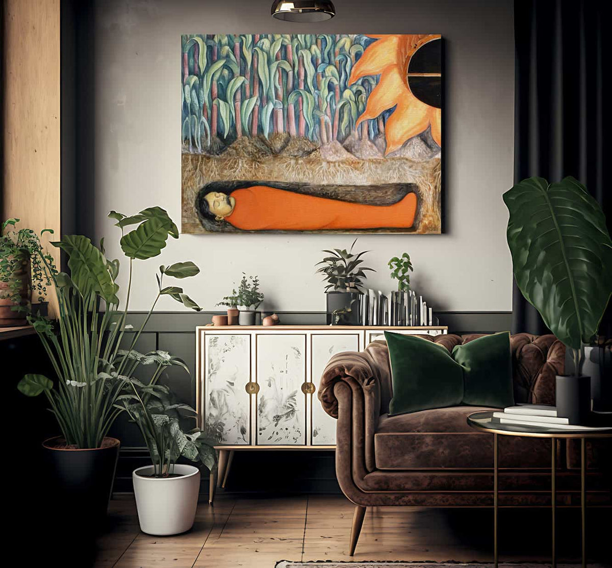 Blossoming Emiliano Zapata And Otilio Montano By Diego Rivera Fine Art Print