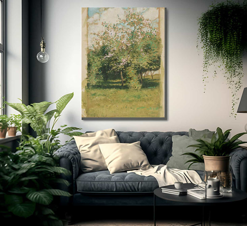 Blossoming Trees By Childe Hassam Fine Art Print