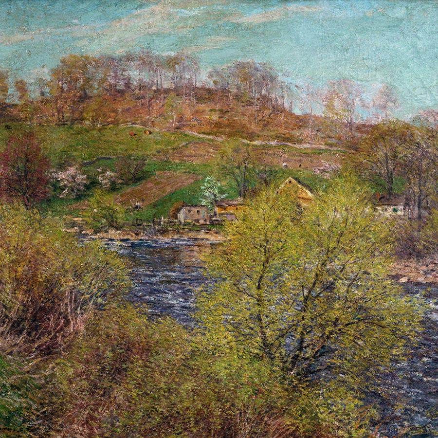Blossoming Willows By Willard Leroy Metcalf Fine Art Print