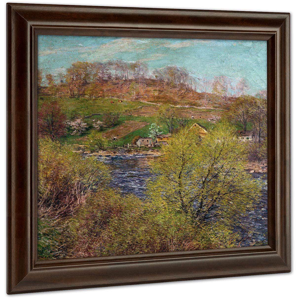 Blossoming Willows By Willard Leroy Metcalf Fine Art Print