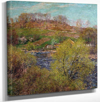 Blossoming Willows By Willard Leroy Metcalf Fine Art Print