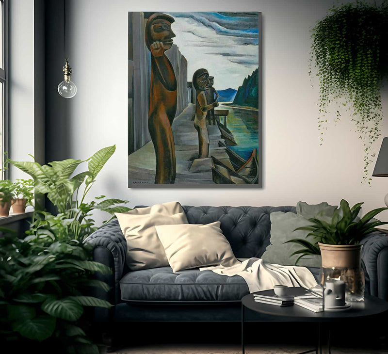Bluden Harbour By Emily Carr Fine Art Print