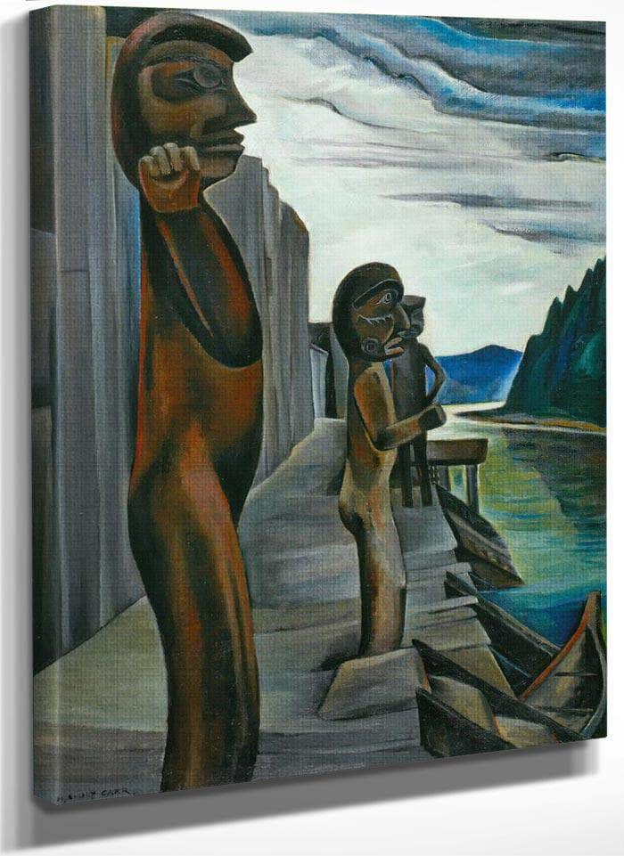 Bluden Harbour By Emily Carr Fine Art Print