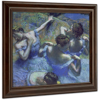 Blue Dancers By Edgar Degas Fine Art Print