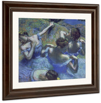 Blue Dancers By Edgar Degas Fine Art Print