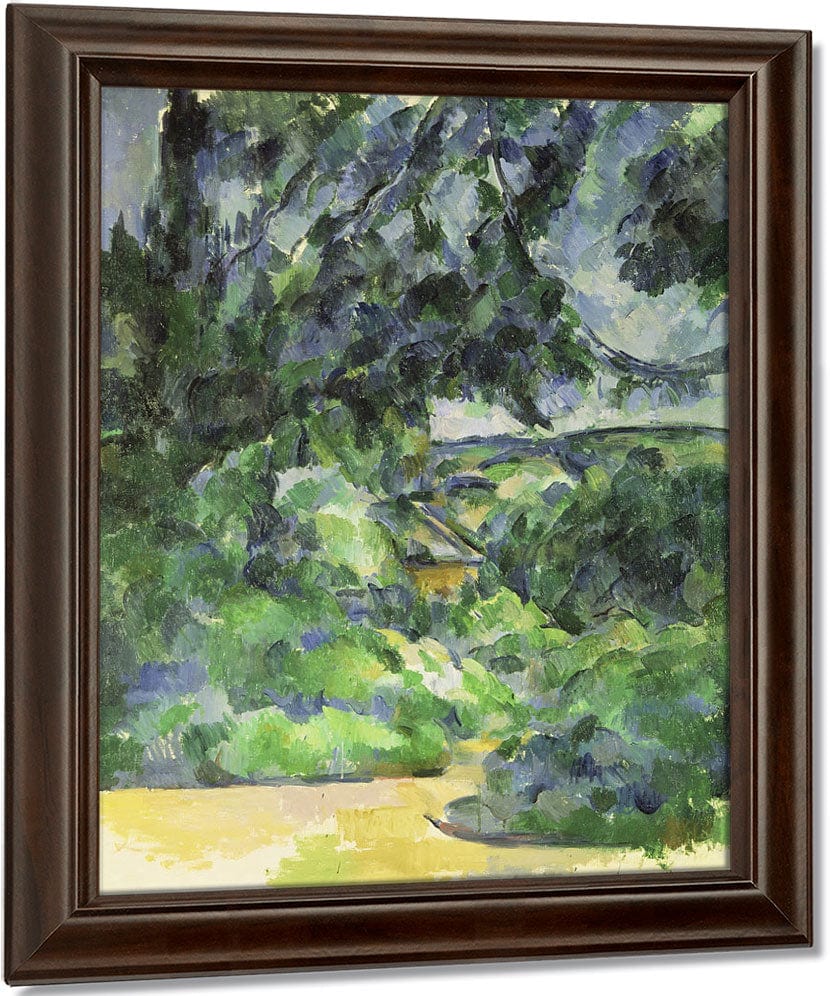Blue Landscape 1 By Paul Cezanne Fine Art Print