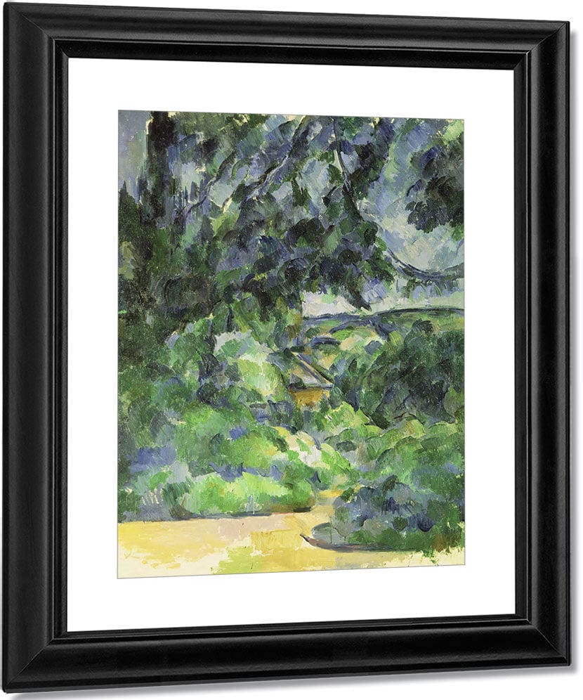 Blue Landscape 1 By Paul Cezanne Fine Art Print