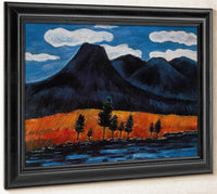 Blue Landscape By Marsden Hartley Fine Art Print
