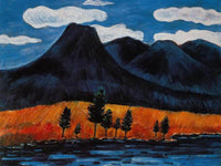 Blue Landscape By Marsden Hartley Fine Art Print