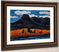 Blue Landscape By Marsden Hartley Fine Art Print
