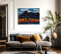 Blue Landscape By Marsden Hartley Fine Art Print