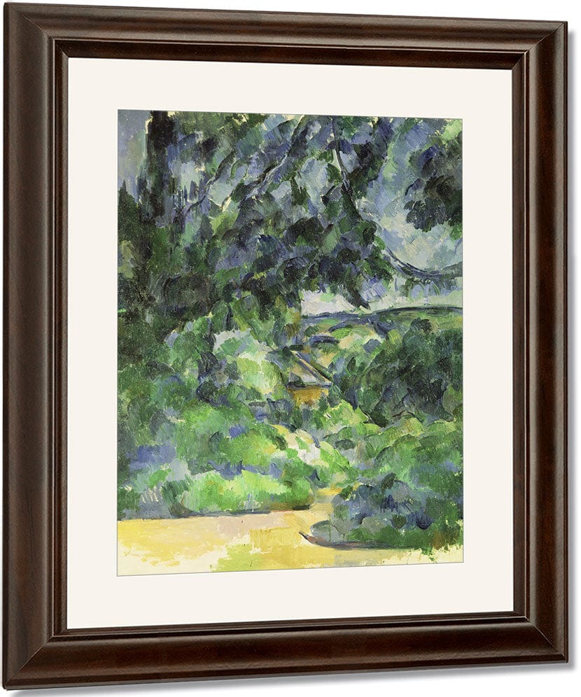 Blue Landscape By Paul Cezanne Fine Art Print