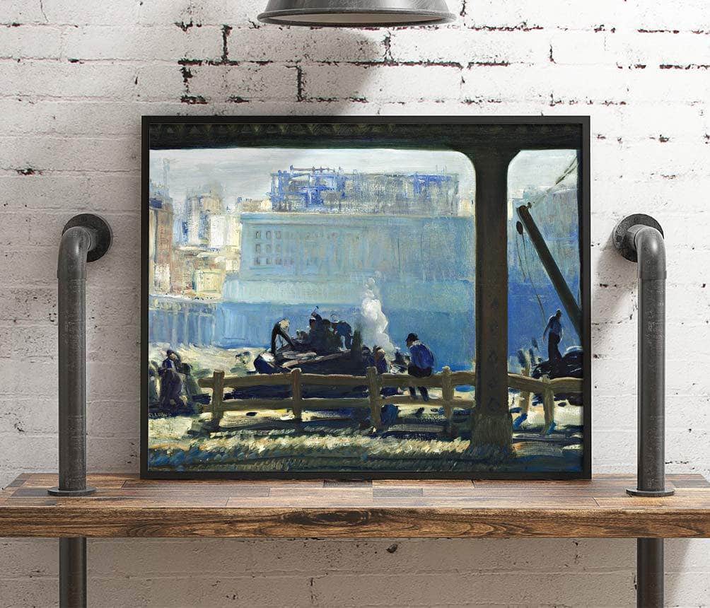 Blue Morning Painting George Wesley Bellows Canvas Art Fine Art Print