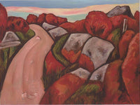 Bluebarry Hightway Dogtown By Marsden Hartley Fine Art Print