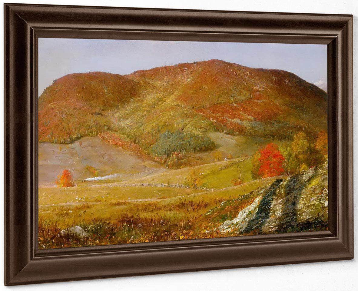 Blueberry Hill Vermont By Frederic Edwin Church Fine Art Print