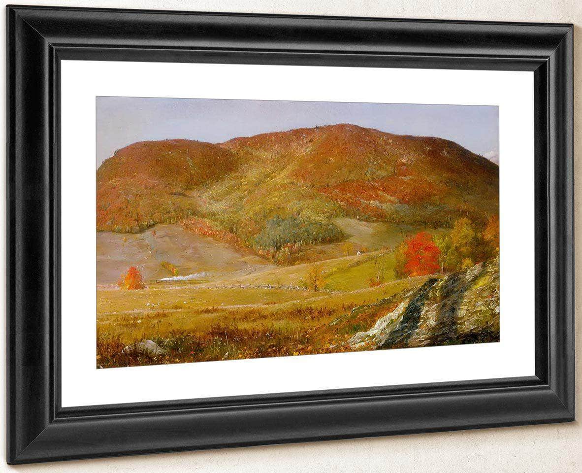 Blueberry Hill Vermont By Frederic Edwin Church Fine Art Print