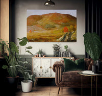 Blueberry Hill Vermont By Frederic Edwin Church Fine Art Print