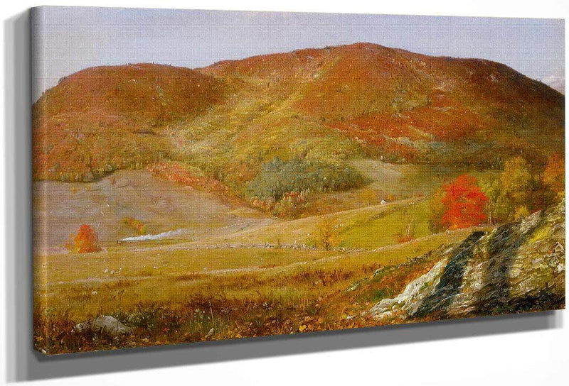Blueberry Hill Vermont By Frederic Edwin Church Fine Art Print