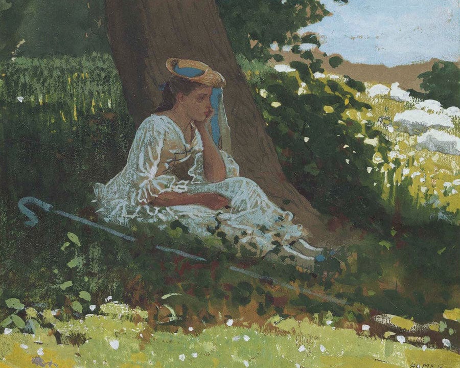 Bo Peep 1878 By Winslow Homer Fine Art Print
