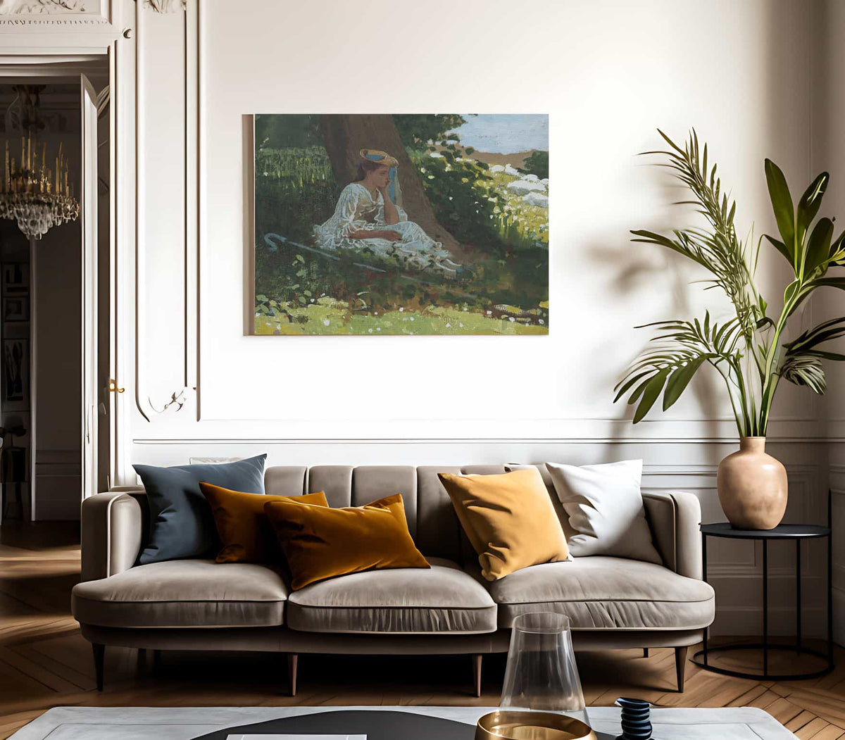 Bo Peep 1878 By Winslow Homer Fine Art Print