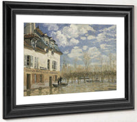 Boat In The Flood At Port Marly 1876 By Alfred Sisley Fine Art Print