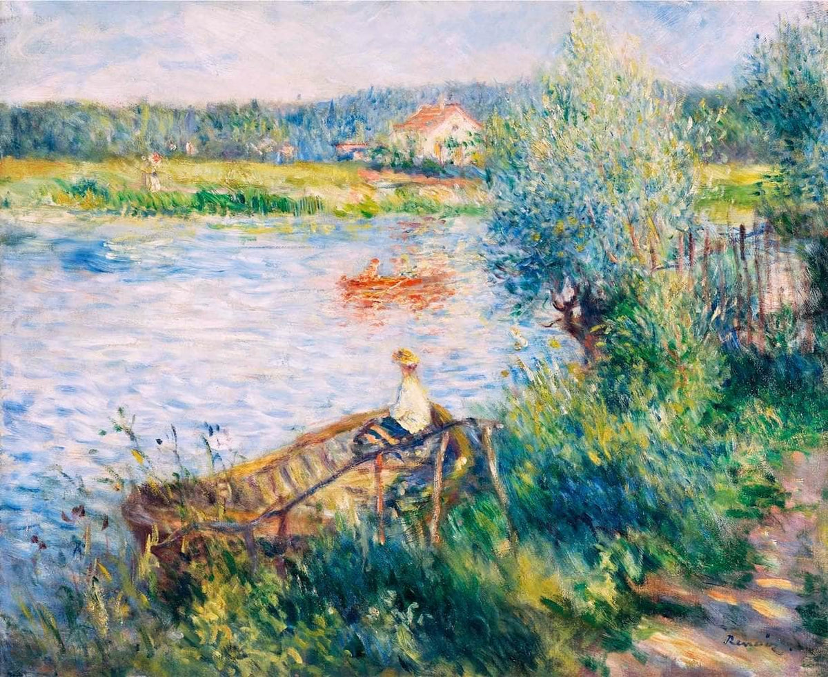 Boating In Bougival Painting Auguste Renoir Canvas Art Fine Art Print