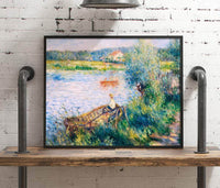 Boating In Bougival Painting Auguste Renoir Canvas Art Fine Art Print