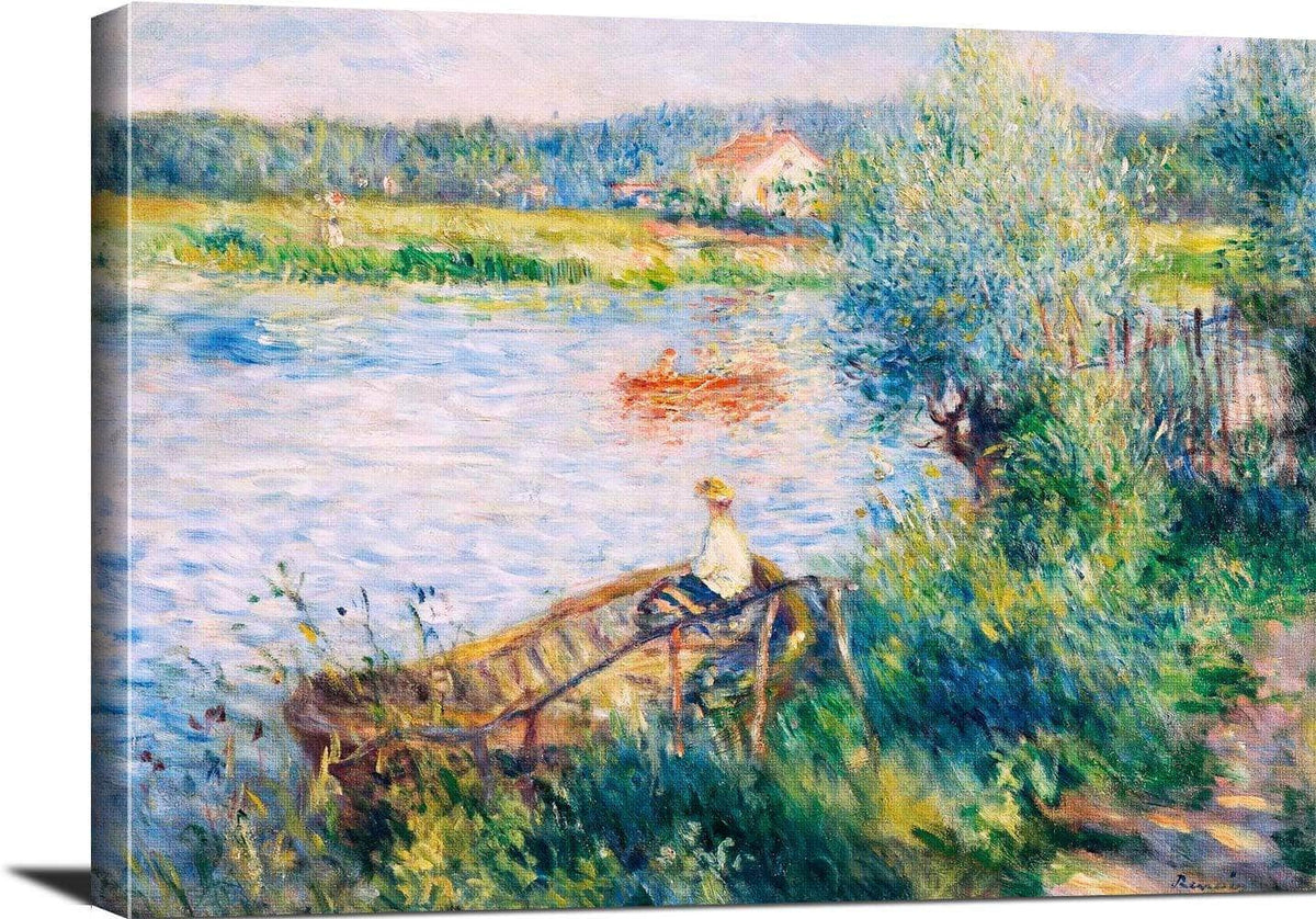 Boating In Bougival Painting Auguste Renoir Canvas Art Fine Art Print