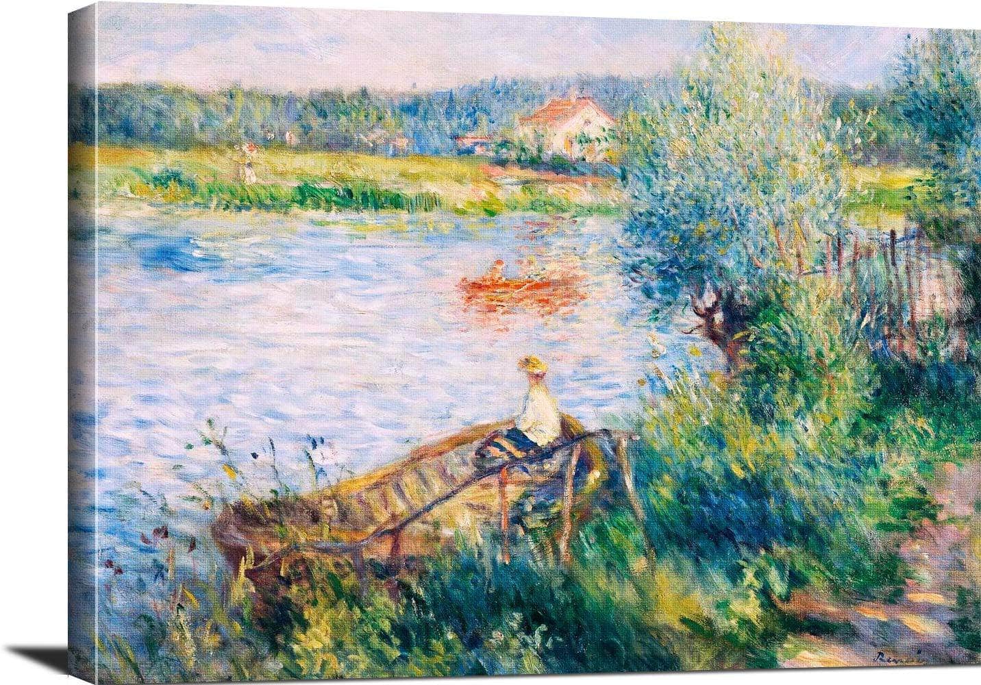 Boating In Bougival Painting Auguste Renoir Canvas Art Fine Art Print