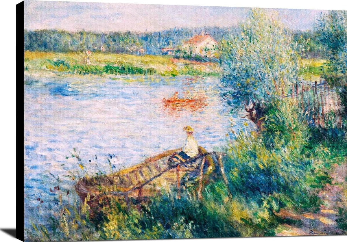 Boating In Bougival Painting Auguste Renoir Canvas Art Fine Art Print