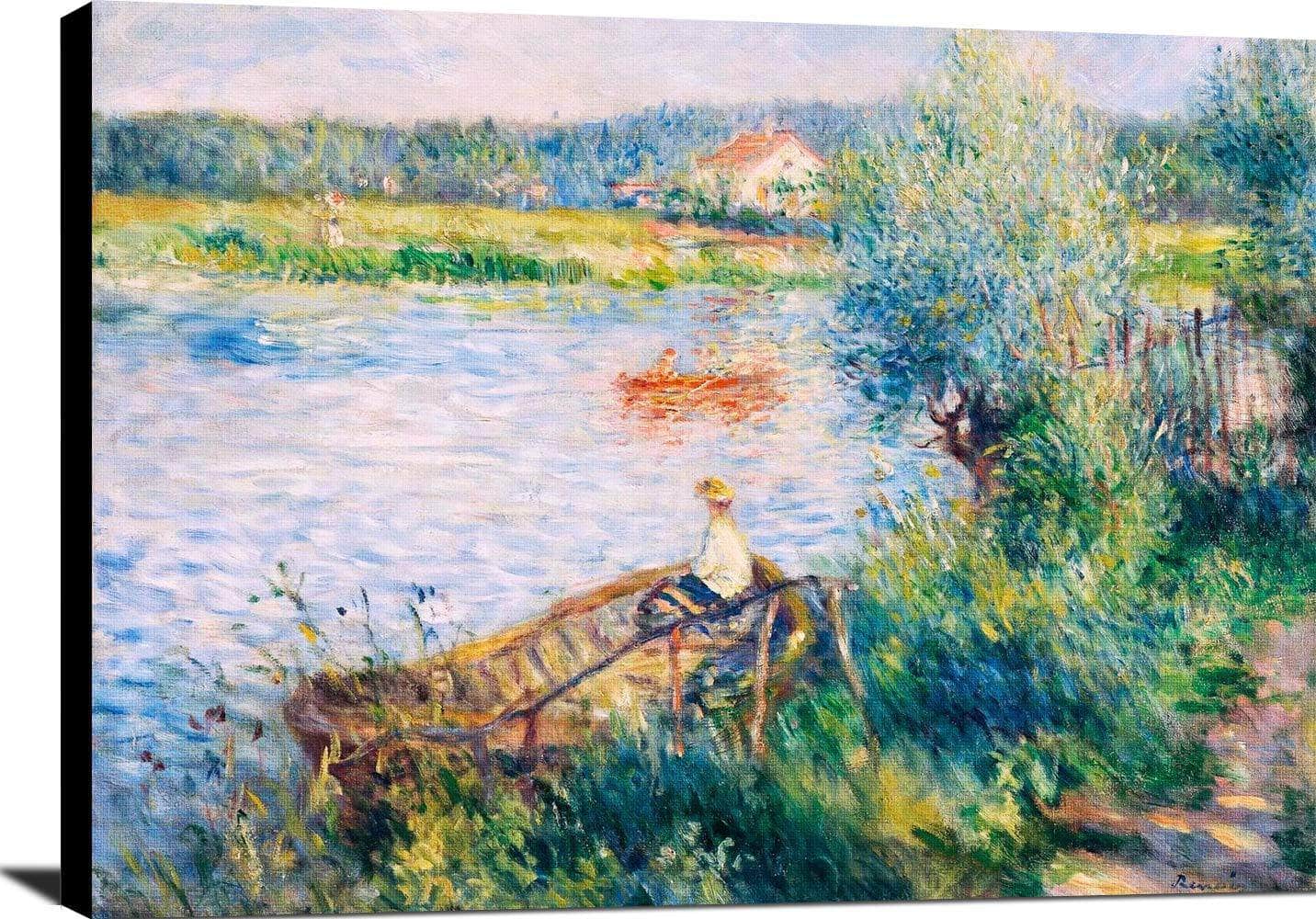 Boating In Bougival Painting Auguste Renoir Canvas Art Fine Art Print