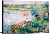 Boating In Bougival Painting Auguste Renoir Canvas Art Fine Art Print