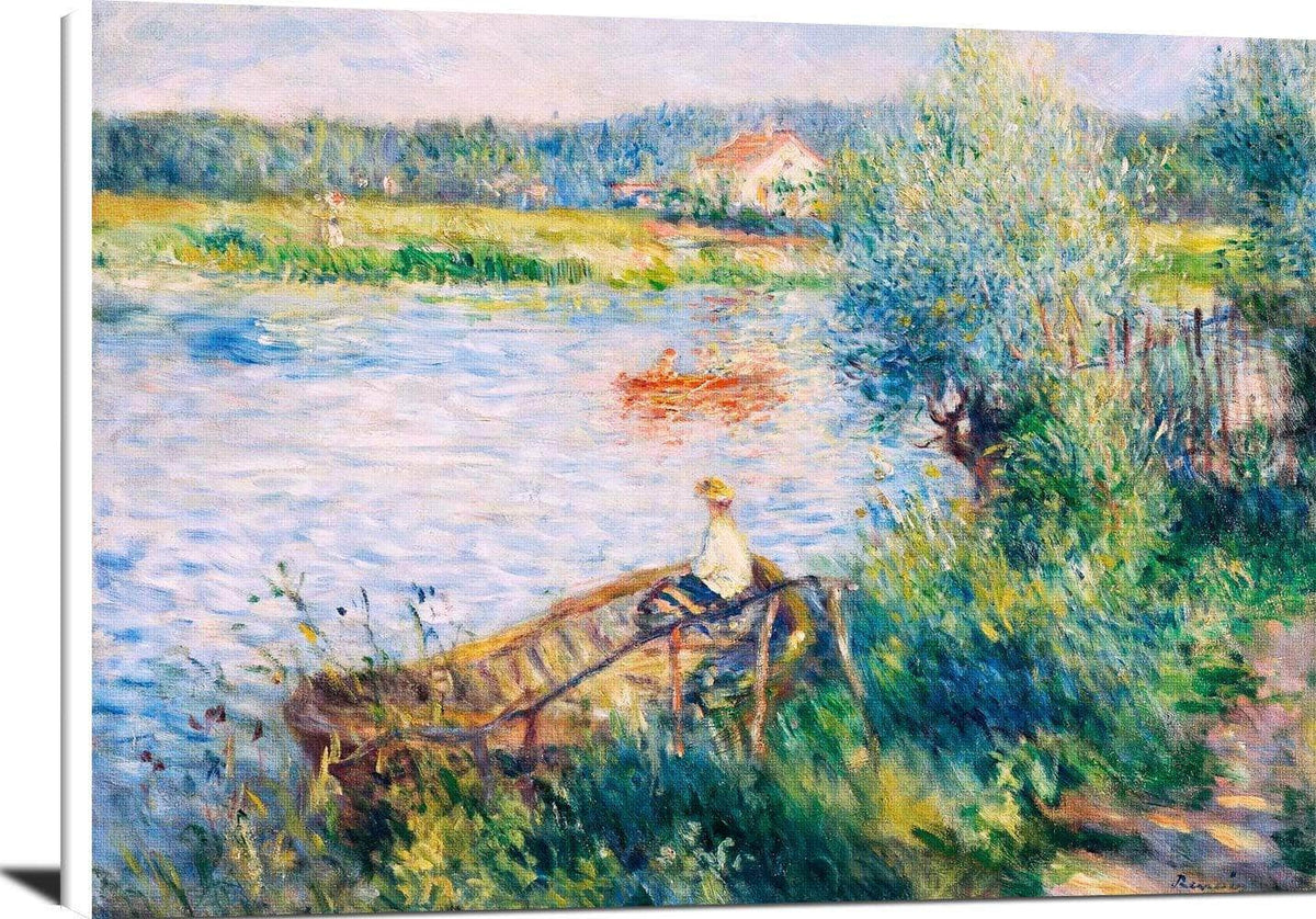 Boating In Bougival Painting Auguste Renoir Canvas Art Fine Art Print