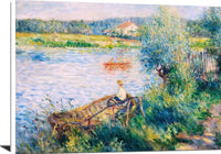 Boating In Bougival Painting Auguste Renoir Canvas Art Fine Art Print