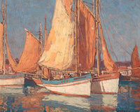 Boats Off Concarneau By Edgar Payne Fine Art Print