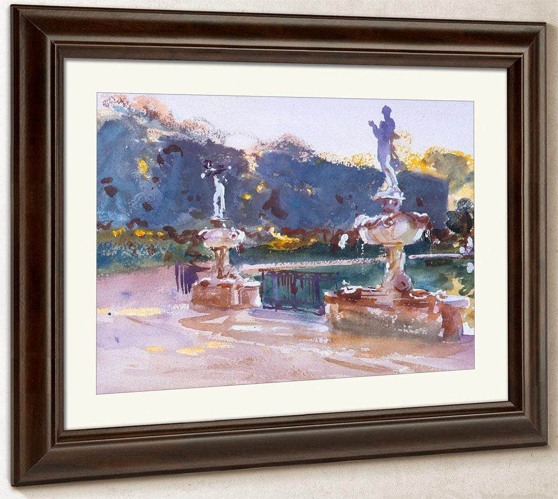 Boboli Gardens By John Singer Sargent Fine Art Print