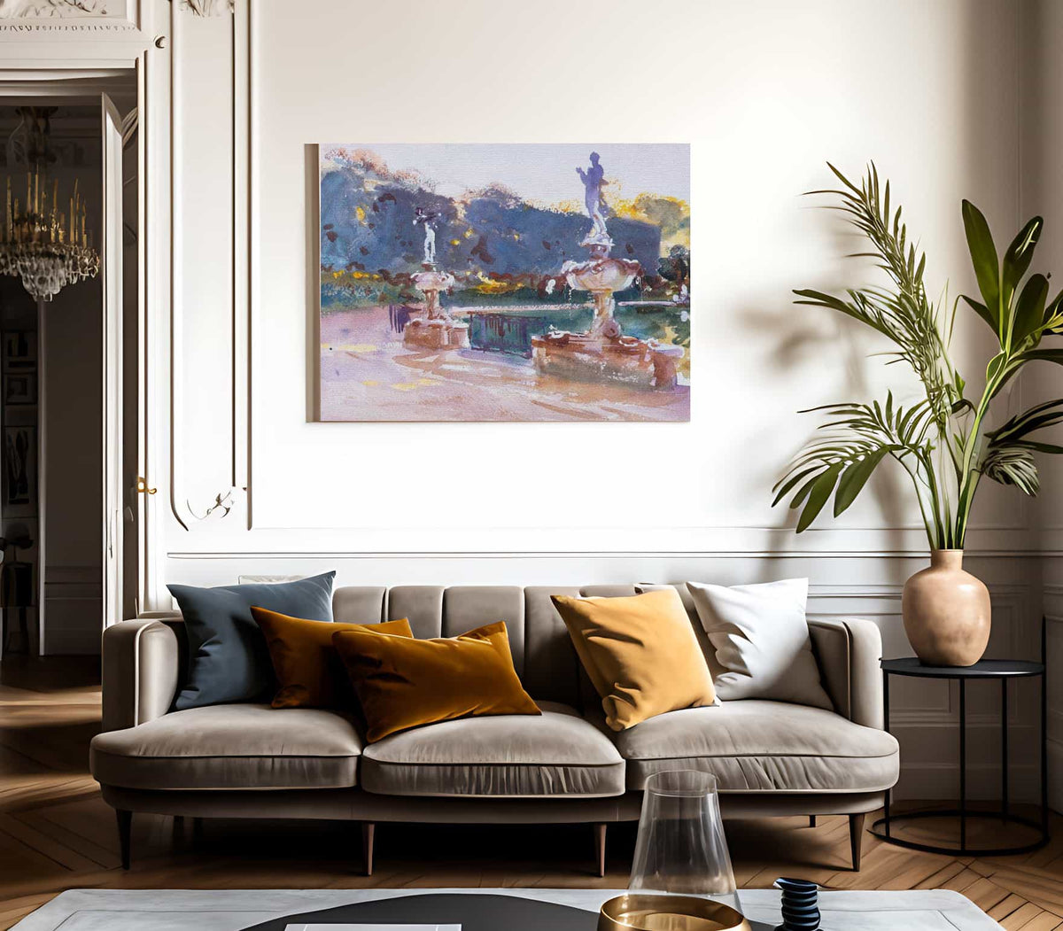 Boboli Gardens By John Singer Sargent Fine Art Print